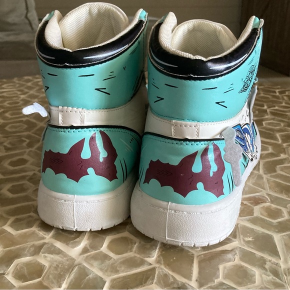 Demon Slayer Giyu High Blue Sneakers (42) - Picture 4 of 11